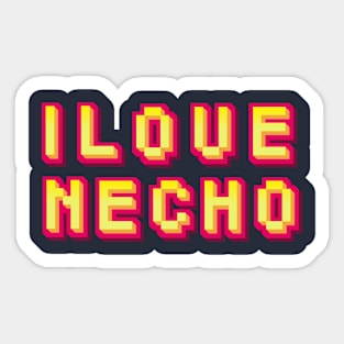 I Heart Necho Sticker